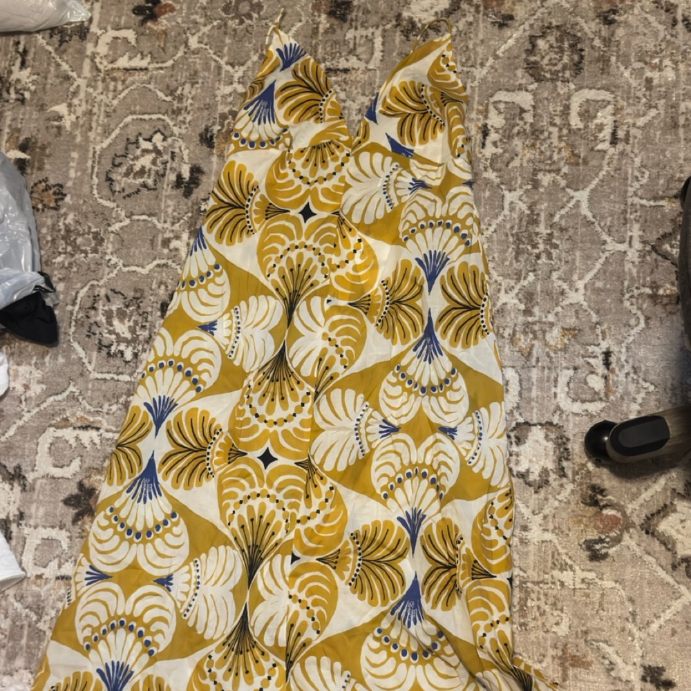 ZARA PATTERNED MAXI DRESS